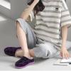 imageKuaiLu Womens Clog Slippers with Comfy Memory FoamPurple Plaidchoose One Size Up