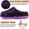 imageKuaiLu Womens Clog Slippers with Comfy Memory FoamPurple Plaidchoose One Size Up