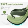 imageKuaiLu Flip Flops for Women with Arch Support Yoga Mat Comfortable Summer Beach Walking Thong Cushion Sandals Slip On Indoor OutdoorGreen