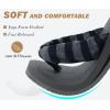 imageKuaiLu Flip Flops for Women with Arch Support Yoga Mat Comfortable Summer Beach Walking Thong Cushion Sandals Slip On Indoor OutdoorGrey Black