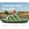 imageKuaiLu Gladiator Sandals for Women with Comfortable Arch Support Summer Beach Walking Fisherman Slides Boho Outfits Slip on Cushion Shoes Indoor OutdoorOlive Green