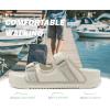 imageKuaiLu Mens Casual Sandals with Comfortable Orthopedic Arch Support Summer Beach Walking Shoes Cushion Slides Slip on Indoor OutdoorBeige