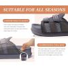 imageKuaiLu Mens Orthotic Sandals Comfortable Arch Support Fabric Sandal Slippers Shoes Man Casual Summer Cushion Slides Slip On Indoor Outdoor  Ultrasoft Comfort Fit FootbedDark Grey