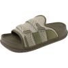 imageKuaiLu Mens Orthotic Sandals Comfortable Arch Support Fabric Sandal Slippers Shoes Man Casual Summer Cushion Slides Slip On Indoor Outdoor  Ultrasoft Comfort Fit FootbedGreen