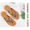 imageKuaiLu Womens Rhinestone Flip Flops with Comfort Arch Support Yoga Mat Cushion Sandals Fashion Summer Beach Travel Orthotic Walking Thong Sandles Slip on Plantar Fasciitis Indoor Outdoor ShoesBlack Khaki