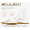 imageKuaiLu Comfortable Flip Flops for Women with Arch Support Summer Beach Walking Thong Sandals Slip On Indoor OutdoorKhaki