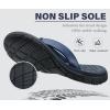 imageKuaiLu Comfortable Flip Flops for Women with Arch Support Summer Beach Walking Thong Sandals Slip On Indoor OutdoorNavy Blue
