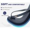 imageKuaiLu Womens Arch Support Flip Flops Comfortable Yoga Mat Slip on Summer Beach Walking Thong Cushion SandalsDark Blue
