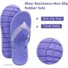 imageKuaiLu Womens Casual Flip Flops Yoga Mat Comfortable Cushion Arch Support Walking Thong Sandals Lightweight NonSlip Summer Beach SlippersPurple