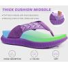 imageKuaiLu Womens Fashion Orthotic Flip Flops Ladies Athletic Thick Cushion Recovery Thong Sandals Slip On Memory Foam Walking Sandles With Comfortable Plantar Fasciitis Arch SupportPurple