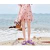 imageKuaiLu Womens Fashion Orthotic Flip Flops Ladies Athletic Thick Cushion Recovery Thong Sandals Slip On Memory Foam Walking Sandles With Comfortable Plantar Fasciitis Arch SupportPurple