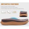 imageKuaiLu Womens Fashion Orthotic Flip Flops Ladies Athletic Thick Cushion Recovery Thong Sandals Slip On Memory Foam Walking Sandles With Comfortable Plantar Fasciitis Arch SupportKhaki Brown