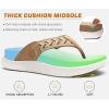 imageKuaiLu Womens Fashion Orthotic Flip Flops Ladies Athletic Thick Cushion Recovery Thong Sandals Slip On Memory Foam Walking Sandles With Comfortable Plantar Fasciitis Arch SupportBeige