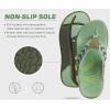 imageKuaiLu Womens Fashion Orthotic Flip Flops Ladies Athletic Thick Cushion Recovery Thong Sandals Slip On Memory Foam Walking Sandles With Comfortable Plantar Fasciitis Arch SupportGreen