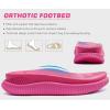 imageKuaiLu Womens Fashion Orthotic Flip Flops Ladies Athletic Thick Cushion Recovery Thong Sandals Slip On Memory Foam Walking Sandles With Comfortable Plantar Fasciitis Arch SupportRose Red