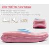 imageKuaiLu Womens Fashion Orthotic Flip Flops Ladies Athletic Thick Cushion Recovery Thong Sandals Slip On Memory Foam Walking Sandles With Comfortable Plantar Fasciitis Arch SupportPure Pink