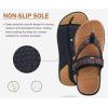 imageKuaiLu Womens Flip Flops With Arch Support Adjustable Thick Athletic Cushion Recovery Walking Sandals For Woman Ladies Fashion Comfortable FlipFlop Slides Water Resistant ampamp LightweightBlack Khaki