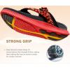 imageKuaiLu Womens Flip Flops With Arch Support Adjustable Thick Athletic Cushion Recovery Walking Sandals For Woman Ladies Fashion Comfortable FlipFlop Slides Water Resistant ampamp LightweightRed Black