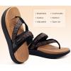 imageKuaiLu Womens Flip Flops With Arch Support Adjustable Thick Athletic Cushion Recovery Walking Sandals For Woman Ladies Fashion Comfortable FlipFlop Slides Water Resistant ampamp LightweightBlack Khaki