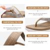 imageKuaiLu Womens Flip Flops With Arch Support Adjustable Thick Athletic Cushion Recovery Walking Sandals For Woman Ladies Fashion Comfortable FlipFlop Slides Water Resistant ampamp LightweightBeige