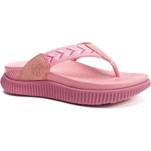 imageKuaiLu Womens Fashion Orthotic Flip Flops Ladies Athletic Thick Cushion Recovery Thong Sandals Slip On Memory Foam Walking Sandles With Comfortable Plantar Fasciitis Arch SupportPure Pink