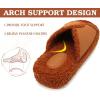 imageKUAILU Women Cozy Slippers Comfortable Suede Faux Fluff Warm Sherpa Lining House slippers for ladies Bedroom Memory Foam Cushioned Orthotic Open Toe Slides Thick Hard Sole IndoorampampOutdoor US Size 511Khakichoose One Size Up