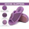 imageKUAILU Women Cozy Slippers Comfortable Suede Faux Fluff Warm Sherpa Lining House slippers for ladies Bedroom Memory Foam Cushioned Orthotic Open Toe Slides Thick Hard Sole IndoorampampOutdoor US Size 511Purplechoose One Size Up