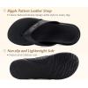 imageKuaiLu Flip Flops For Women Ladies Orthotic Yoga Mat Cushion Sandals Dressy Womans Lightweight Summer Slip On Beach Thong Sandles with Comfortable Arch Support US Size 512Black
