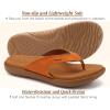 imageKuaiLu Flip Flops For Women Ladies Orthotic Yoga Mat Cushion Sandals Dressy Womans Lightweight Summer Slip On Beach Thong Sandles with Comfortable Arch Support US Size 512Khaki