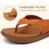 imageKuaiLu Flip Flops For Women Ladies Orthotic Yoga Mat Cushion Sandals Dressy Womans Lightweight Summer Slip On Beach Thong Sandles with Comfortable Arch Support US Size 512Khaki