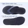 imageKuaiLu Flip Flops For Women Ladies Orthotic Yoga Mat Cushion Sandals Dressy Womans Lightweight Summer Slip On Beach Thong Sandles with Comfortable Arch Support US Size 512Dark Blue