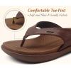 imageKuaiLu Flip Flops For Women Ladies Orthotic Yoga Mat Cushion Sandals Dressy Womans Lightweight Summer Slip On Beach Thong Sandles with Comfortable Arch Support US Size 512Brown