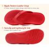 imageKuaiLu Flip Flops For Women Ladies Orthotic Yoga Mat Cushion Sandals Dressy Womans Lightweight Summer Slip On Beach Thong Sandles with Comfortable Arch Support US Size 512Red