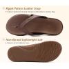 imageKuaiLu Flip Flops For Women Ladies Orthotic Yoga Mat Cushion Sandals Dressy Womans Lightweight Summer Slip On Beach Thong Sandles with Comfortable Arch Support US Size 512Brown