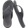 imageKuaiLu Flip Flops For Women Ladies Orthotic Yoga Mat Cushion Sandals Dressy Womans Lightweight Summer Slip On Beach Thong Sandles with Comfortable Arch Support US Size 512Grey