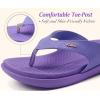 imageKuaiLu Flip Flops For Women Ladies Orthotic Yoga Mat Cushion Sandals Dressy Womans Lightweight Summer Slip On Beach Thong Sandles with Comfortable Arch Support US Size 512Purple