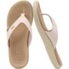 imageKuaiLu Flip Flops For Women Ladies Orthotic Yoga Mat Cushion Sandals Dressy Womans Lightweight Summer Slip On Beach Thong Sandles with Comfortable Arch Support US Size 512Beige White
