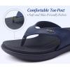 imageKuaiLu Flip Flops For Women Ladies Orthotic Yoga Mat Cushion Sandals Dressy Womans Lightweight Summer Slip On Beach Thong Sandles with Comfortable Arch Support US Size 512Dark Blue
