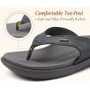 imageKuaiLu Flip Flops For Women Ladies Orthotic Yoga Mat Cushion Sandals Dressy Womans Lightweight Summer Slip On Beach Thong Sandles with Comfortable Arch Support US Size 512Grey