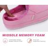 imageKuaiLu Womens Clog Slippers Cozy Warm Plush Lined With Arch Support Suede Faux Fur House ladies Bedroom Slippers Comfortable Memory Foam Slipon Womans Home ShoesPink