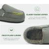 imageKuaiLu Womens Clog Slippers Cozy Warm Plush Lined With Arch Support Suede Faux Fur House ladies Bedroom Slippers Comfortable Memory Foam Slipon Womans Home ShoesGreen