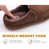 imageKuaiLu Womens Clog Slippers Cozy Warm Plush Lined With Arch Support Suede Faux Fur House ladies Bedroom Slippers Comfortable Memory Foam Slipon Womans Home ShoesBrown