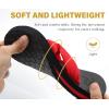 imageKuaiLu Womens Dressy Sandals with Arch Support Yoga Mat Comfortable Cushion Walking Criss Cross Slides Summer Beach Slip On Indoor Outdoor SlippersBlackRed