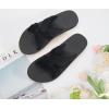imageKuaiLu Womens Dressy Sandals with Arch Support Yoga Mat Comfortable Cushion Walking Criss Cross Slides Summer Beach Slip On Indoor Outdoor SlippersBlack