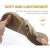 imageKuaiLu Womens Dressy Sandals with Arch Support Yoga Mat Comfortable Cushion Walking Criss Cross Slides Summer Beach Slip On Indoor Outdoor SlippersTaupe