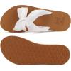 imageKuaiLu Womens Dressy Sandals with Arch Support Yoga Mat Comfortable Cushion Walking Criss Cross Slides Summer Beach Slip On Indoor Outdoor SlippersWhite Khaki