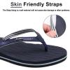 imageKuaiLu Womens Fashion Flip Flops Ladies Lightweight Summer Beach Yoga Mat Thong Sandals with Comfortable Arch SupportDarkblue