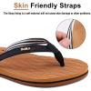 imageKuaiLu Womens Fashion Flip Flops Ladies Lightweight Summer Beach Yoga Mat Thong Sandals with Comfortable Arch SupportKhakiblack