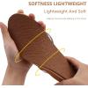imageKuaiLu Womens Fashion Flip Flops Ladies Lightweight Summer Beach Yoga Mat Thong Sandals with Comfortable Arch SupportKhakiwhite