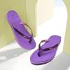 imageKuaiLu Womens Fashion Flip Flops Ladies Lightweight Summer Beach Yoga Mat Thong Sandals with Comfortable Arch SupportPurple